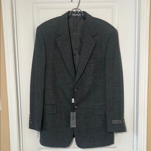 NWT LACROSSE men’s  Gray TWEED Blazer SIZE 40 R